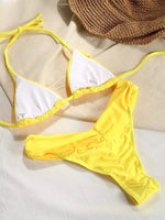Load image into Gallery viewer, Bikini Mayhem Canary Yellow - Pink&amp;Poshy
