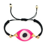 Load image into Gallery viewer, Evil Eye Bracelet - Pink&amp;Poshy
