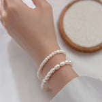 Load image into Gallery viewer, Natural Freshwater Pearl Bracelets - Pink&amp;Poshy

