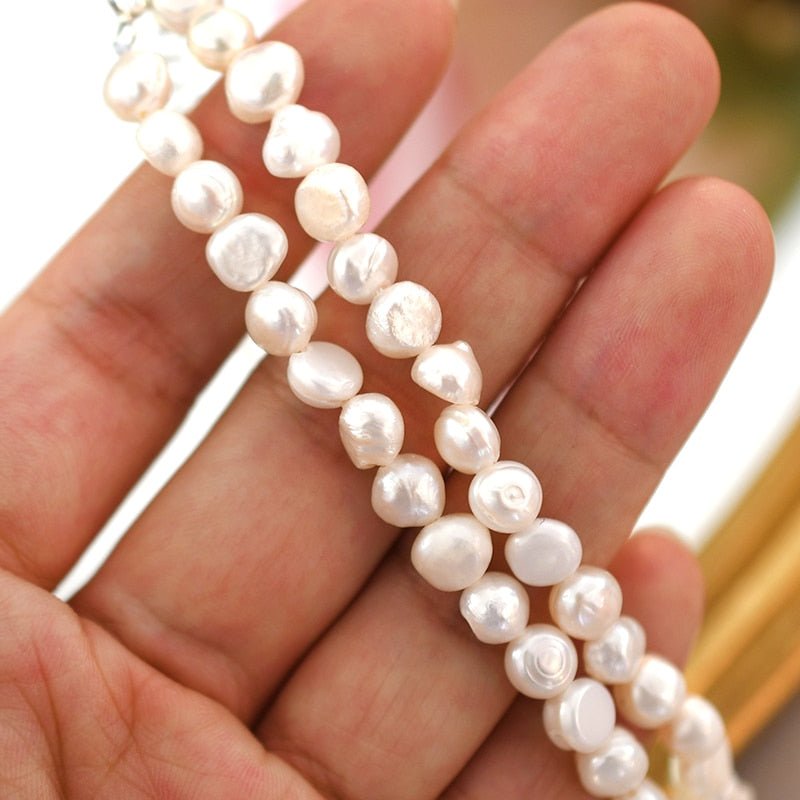 Natural Freshwater Pearl Choker Necklace - Pink&Poshy