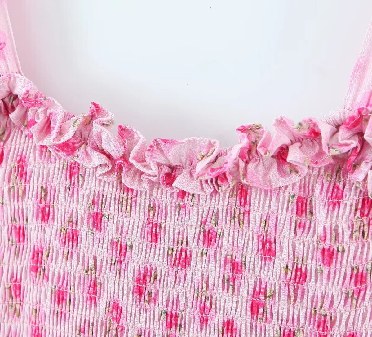 Ruffle Up Mini Dress - Pink&Poshy